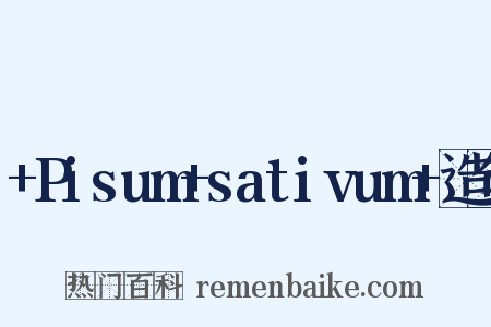 +Pisum+sativum+造句是什么意思的图片
